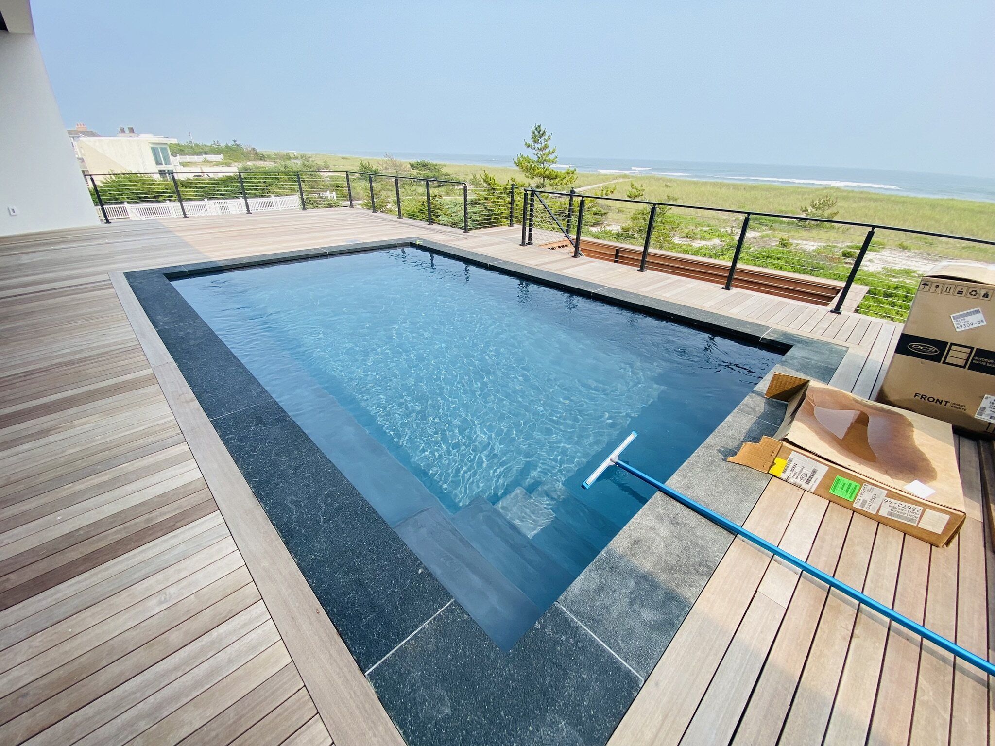 Gunite pool built by the East West team
